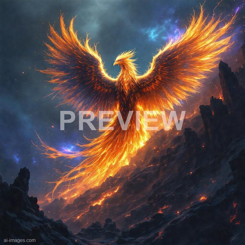 15142 - the-phoenix-rising-from-ashes-a-giant-phoenix-with-fi_250706002154_00001